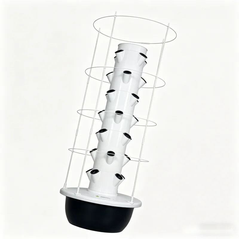 Smart Garden Tower - เครื่องปลูกผักแบบแอโรโปนิกส์ 9 ชั้น พร้อมโครงตาข่าย ปลูกผักแนวตั้งอัจฉริยะ ปลูกแบบไร้ดิน