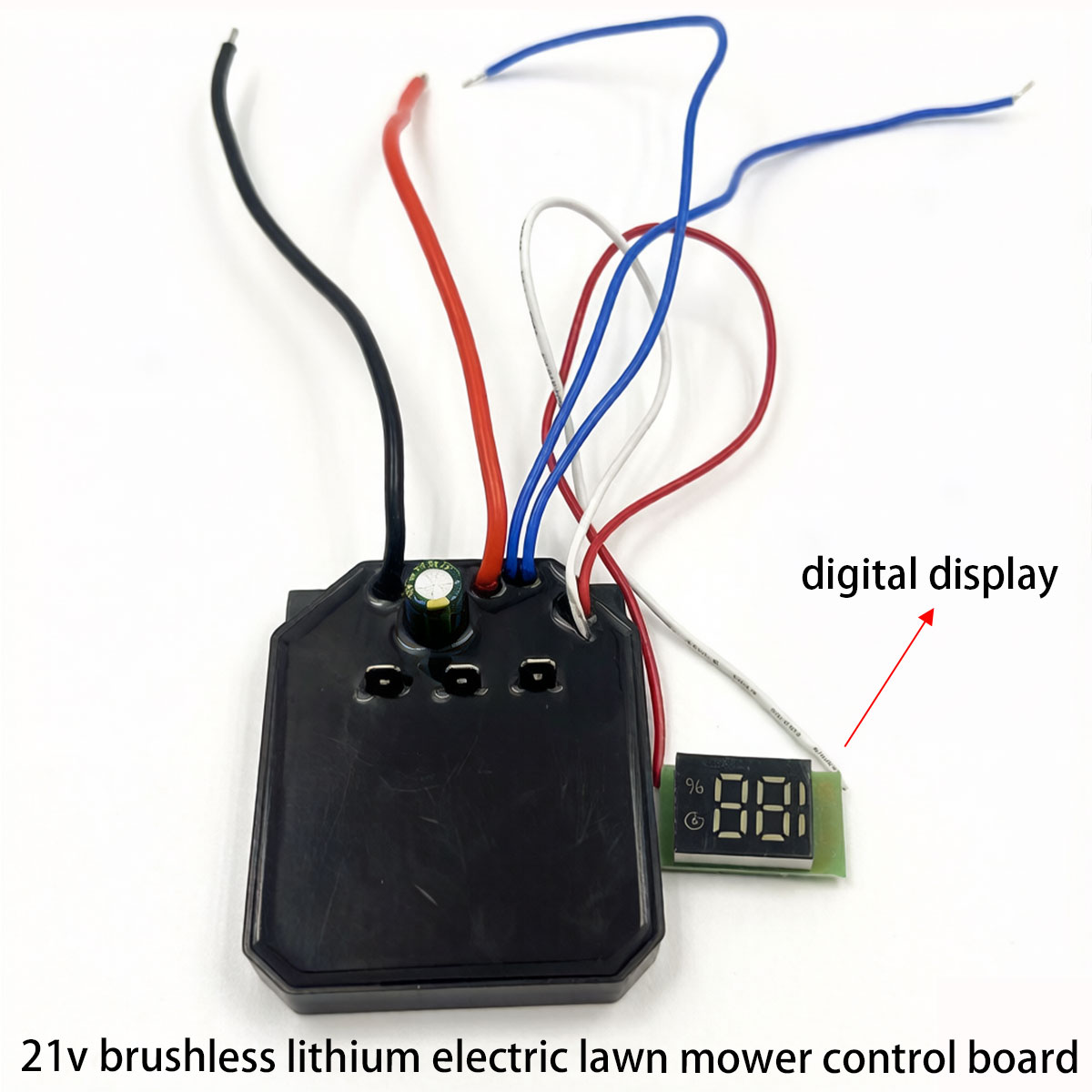 Smart Garden Click And Grow - แผงควบคุมเครื่องตัดหญ้าแบบดิจิตอล 1 ชิ้น 21V แบตเตอรี่ลิเธียมแบบไร้แปรงถ่าน แผงควบคุมเครื่องตัดหญ้า