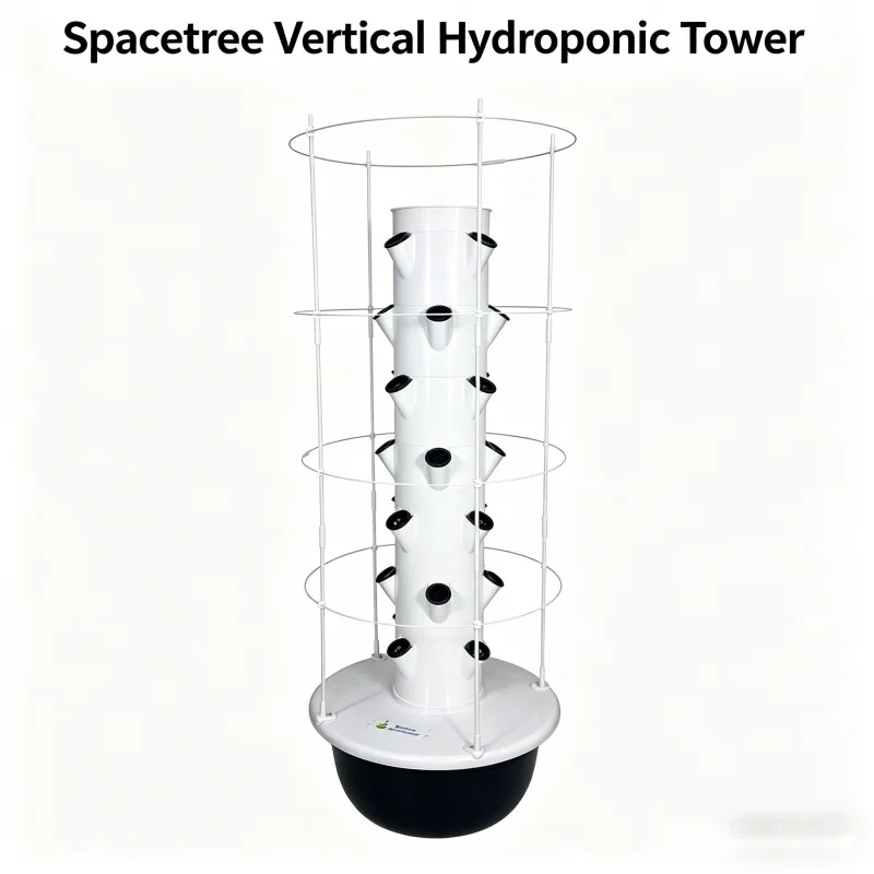 Smart Garden Tower - ระบบปลูกผักแนวตั้งอัจฉริยะในร่ม - ชุดปลูกผักและสมุนไพรแบบไร้ดินด้วยระบบ Aeroponic