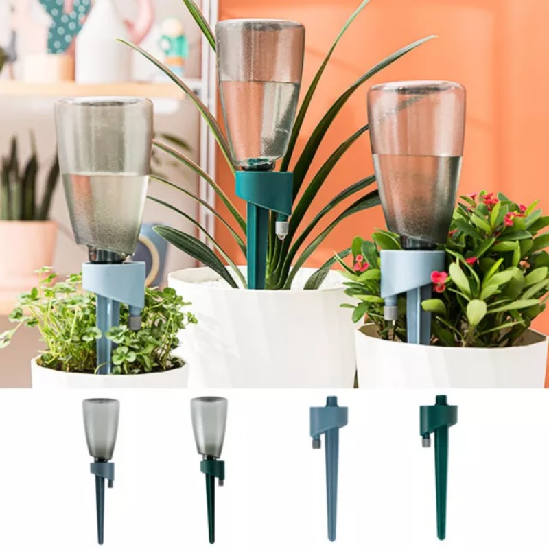 Smart Garden Tower - ปรับพืชรดน้ํา Spikes อัตโนมัติหยดระบบชลประทานสําหรับในร่มกลางแจ้งสวนเหมาะกับขวดสวนเครื่องมือ