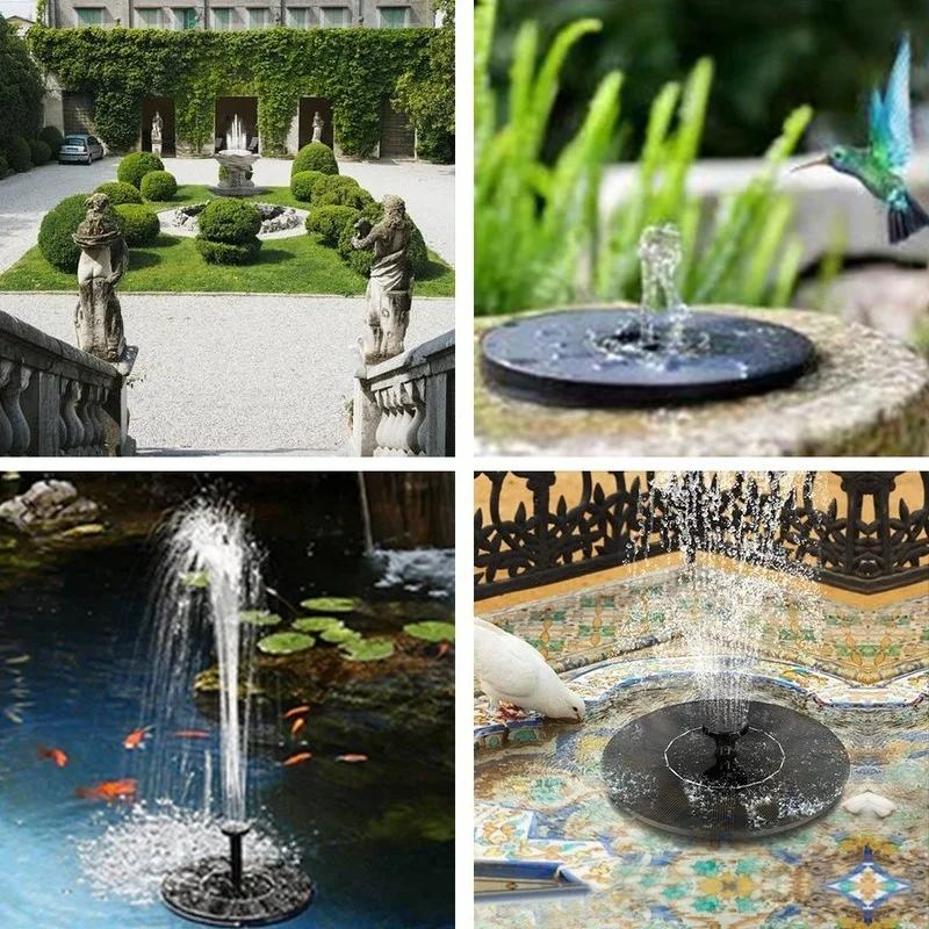 แหล่งน้ำ น้ำพุน้ำแสงอาทิตย์ขนา - Smart Garden Ornaments บทวิจารณ์และราคา