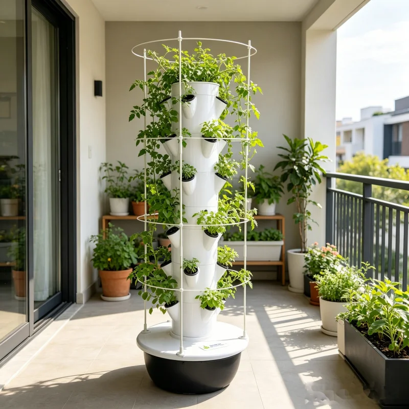 เครื่องปลูกผักแบบแอโรโปนิกส์ 9 - Smart Garden Tower บทวิจารณ์และราคา