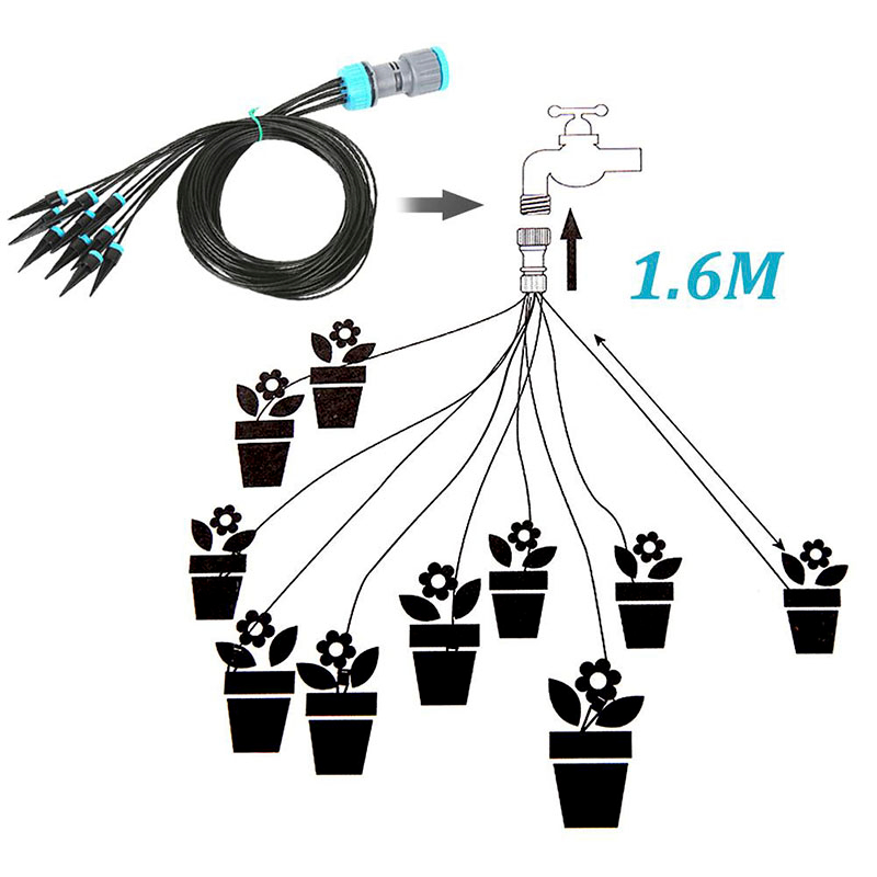 ชุดระบบน้ำหยด 10 ชิ้น ระบบให้น - Smart Garden Tower บทวิจารณ์และราคา