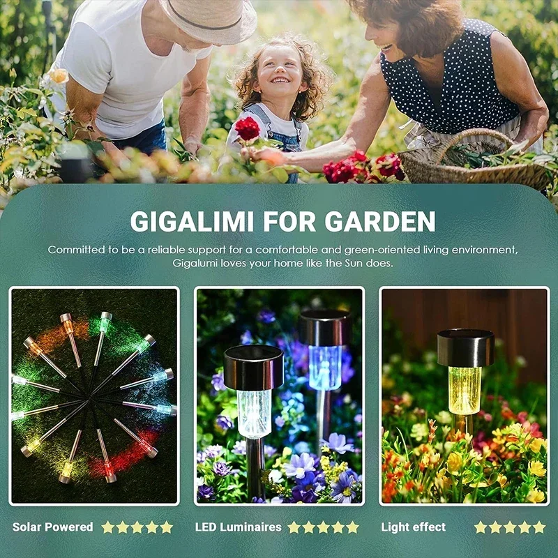 ไฟกลางแจ้งพลังงานแสงอาทิตย์โคม - Smart Garden Ornaments บทวิจารณ์และราคา