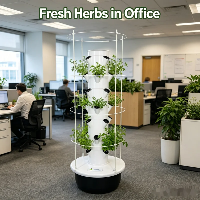 ระบบปลูกผักแนวตั้งอัจฉริยะในร่ - Smart Garden Tower บทวิจารณ์และราคา