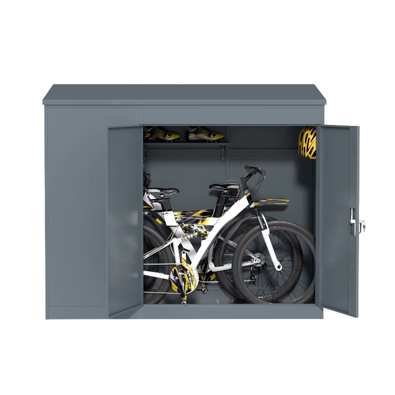 โรงเก็บจักรยานโลหะขนาดใหญ่สำหร - Smart Garden Sheds บทวิจารณ์และราคา