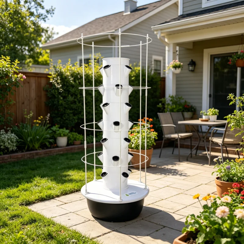 หอปลูกผักแนวตั้ง 5 ชั้นแบบไฮโด - Smart Garden Tower บทวิจารณ์และราคา