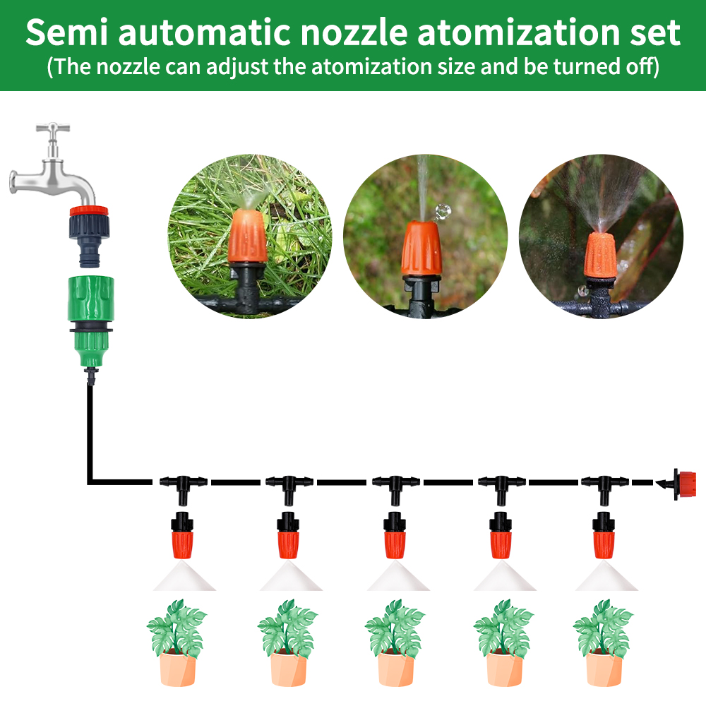 ชุดหัวฉีดพ่นหมอกสำหรับระบบชลปร - Smart Garden Sprinkler System บทวิจารณ์และราคา