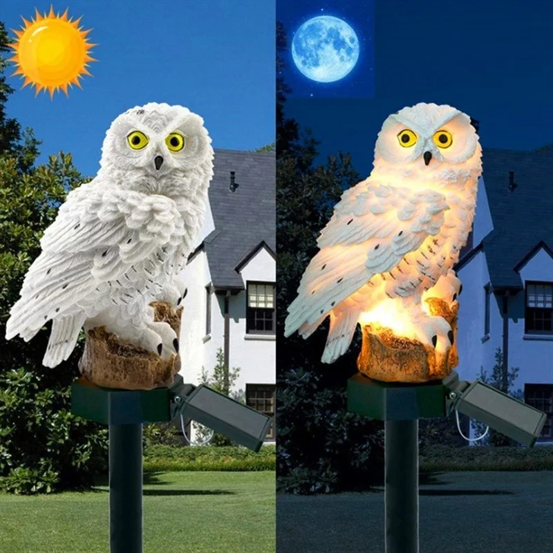 ไฟสวนรูปนกฮูกพลังงานแสงอาทิตย์ - Smart Garden Ornaments บทวิจารณ์และราคา