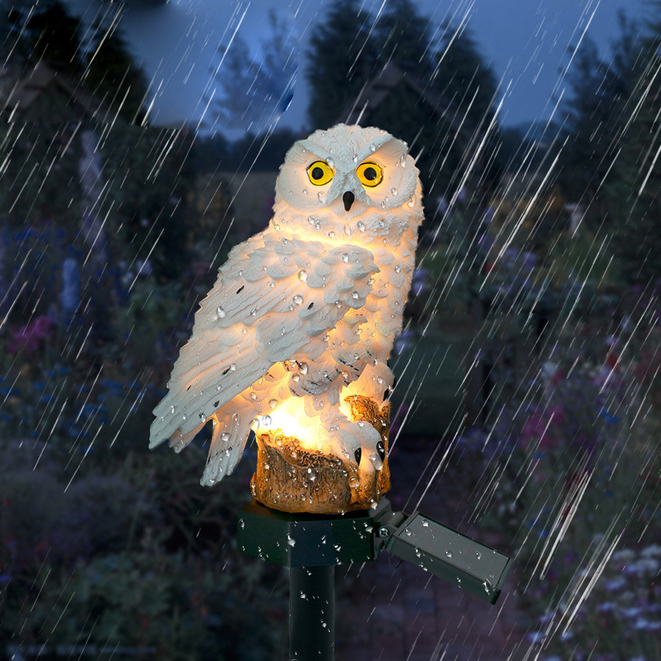 ไฟสวนรูปนกฮูกพลังงานแสงอาทิตย์ - Smart Garden Ornaments บทวิจารณ์และราคา