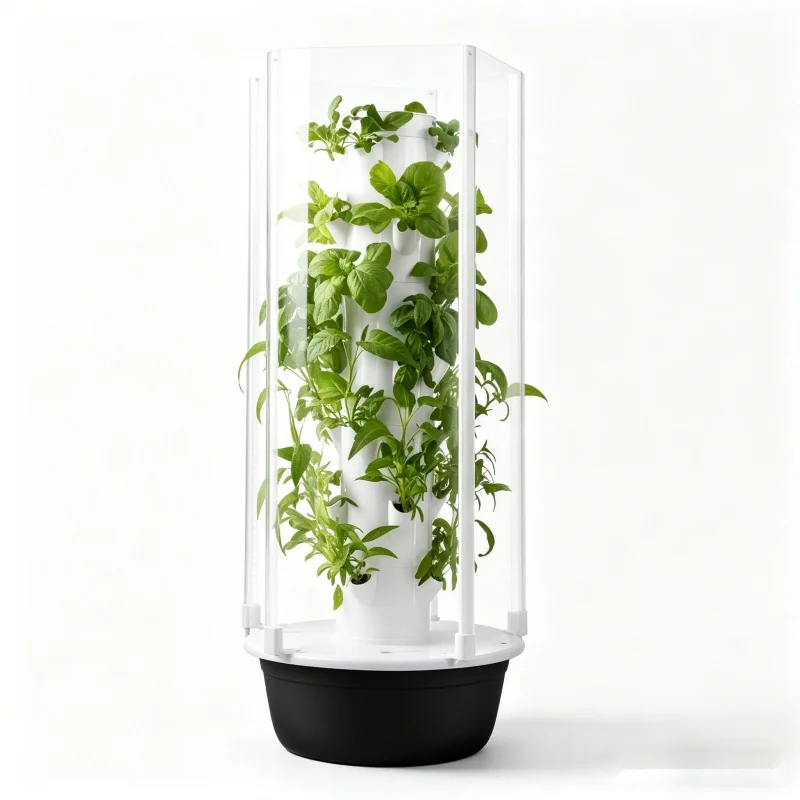 หอปลูกผักแนวตั้งแบบไฮโดรโปนิกส - Smart Garden Tower บทวิจารณ์และราคา