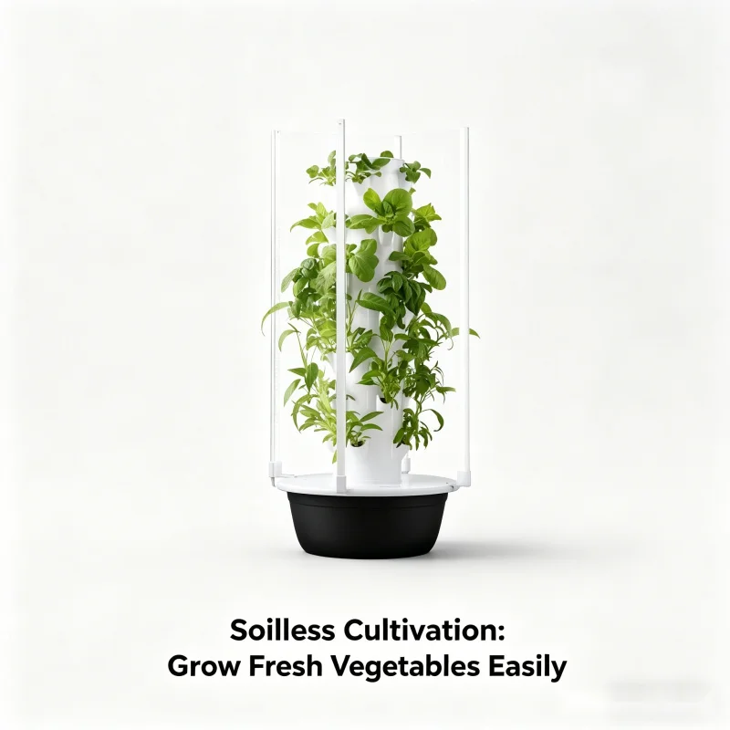 หอปลูกผักแนวตั้งแบบไฮโดรโปนิกส - Smart Garden Tower บทวิจารณ์และราคา