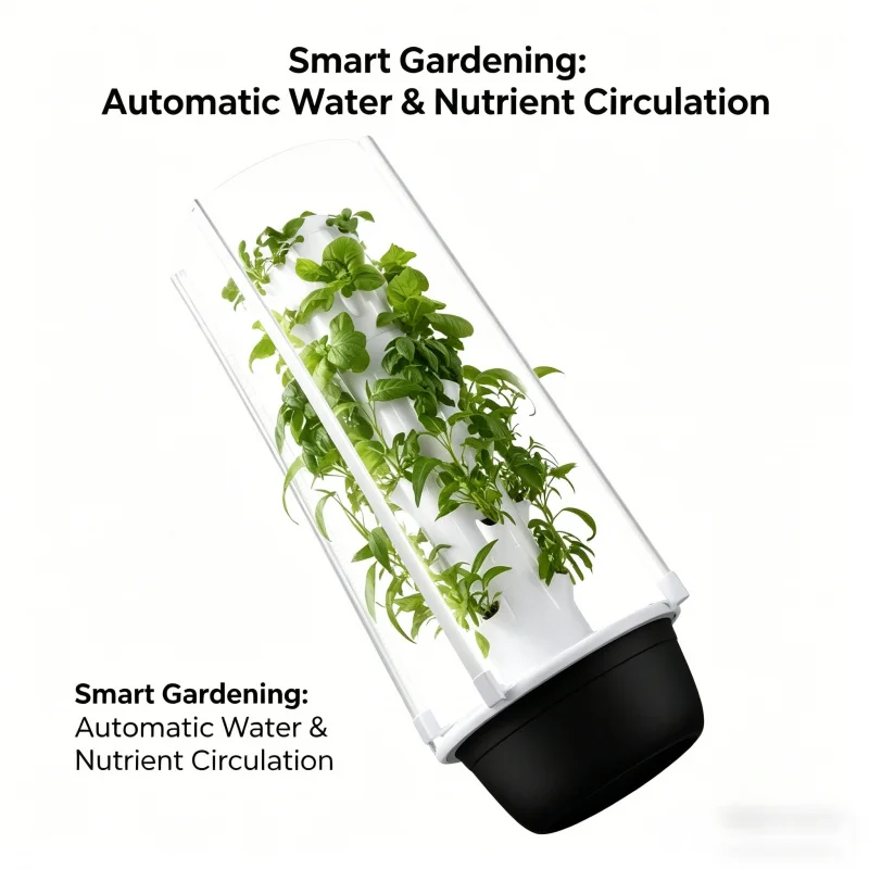 หอปลูกผักแนวตั้งแบบไฮโดรโปนิกส - Smart Garden Tower บทวิจารณ์และราคา