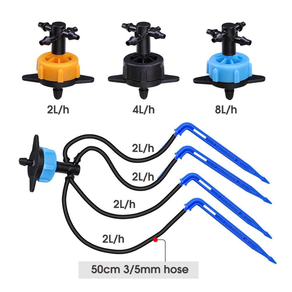 10 ชุด 2/4/8L/H Bend Arrow หยด - Smart Garden Tower บทวิจารณ์และราคา